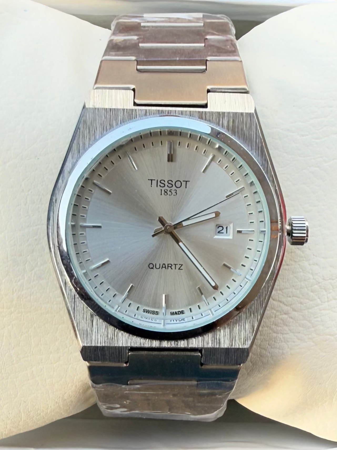 Tissot PRX Quartz (Silver Strap - White Face)