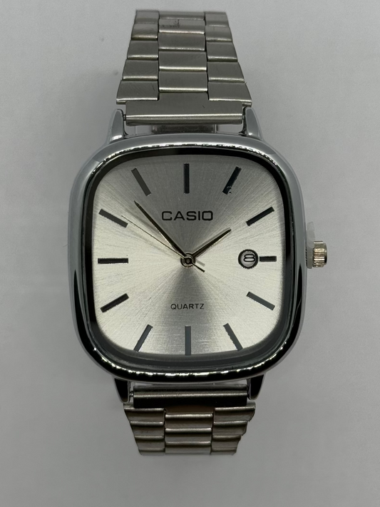 Casio Old Money (Silver White Face)