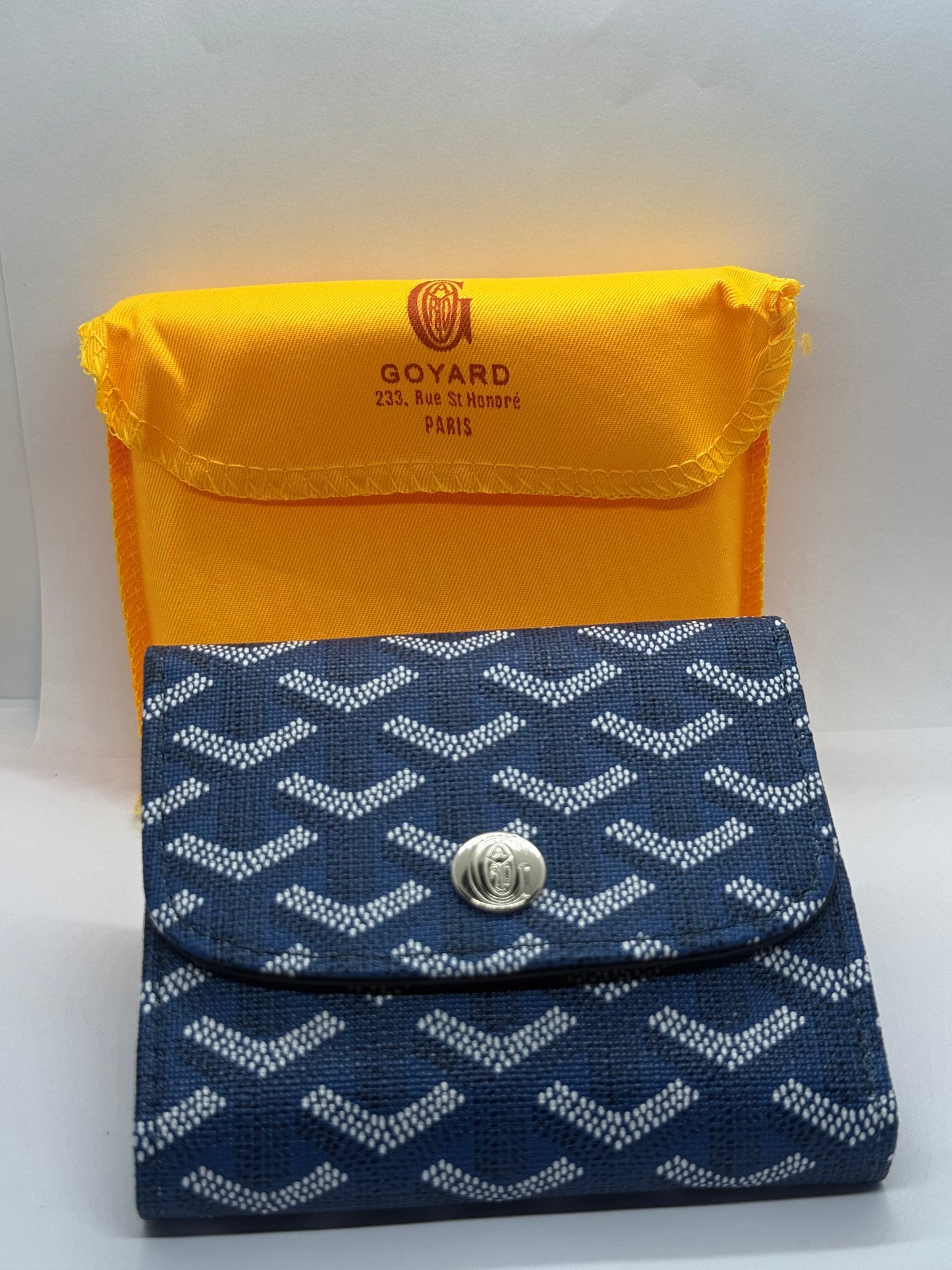 GOYARD Navy Blue Wallet