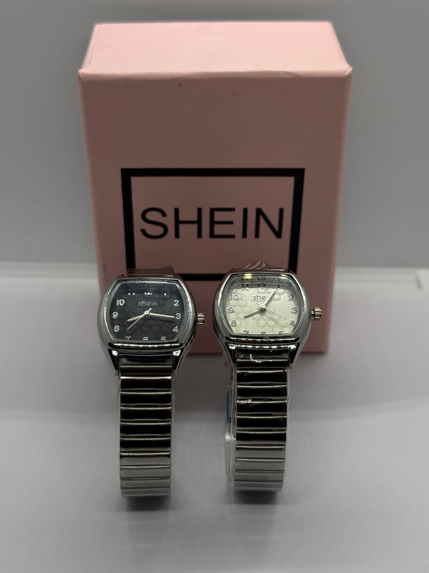 SHEIN For Her (Silver Strap - White Face)