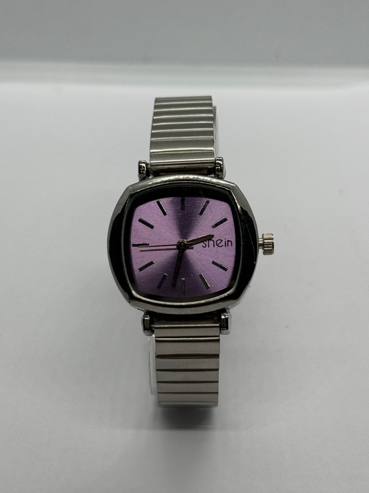 SHEIN For Her (Silver Strap - Purple Face)