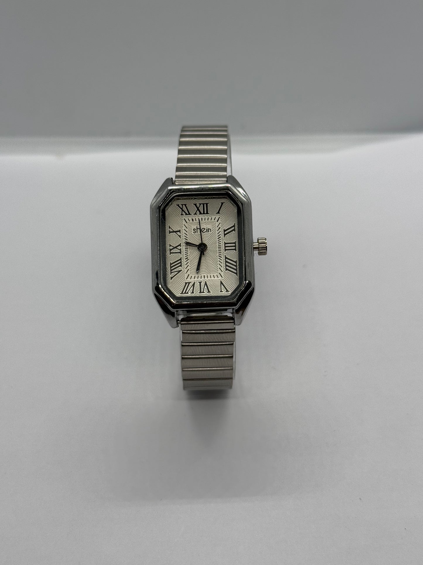 SHEIN For Here (Silver Strap- White Face)